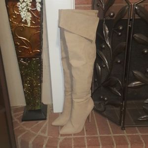 COPY - New Size 8.5 Nude Knee Boots